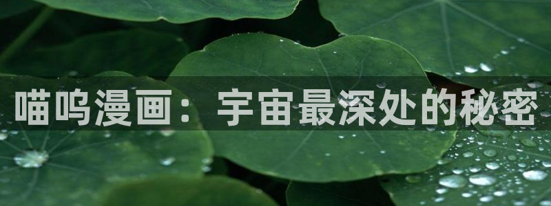 不用阅币看yy漫画：喵呜漫画：宇宙最深处的秘密